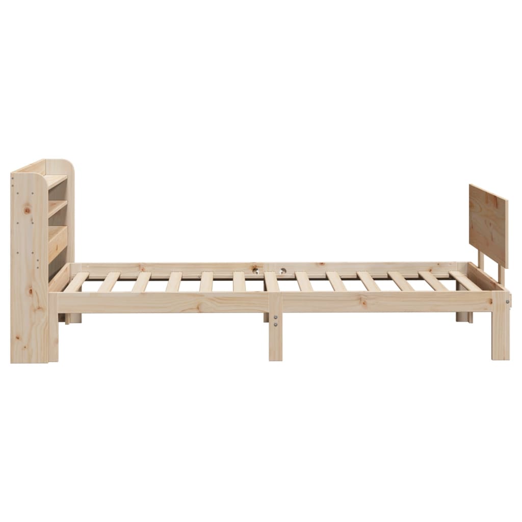 Bed Frame with Headboard without Mattress 90x190 cm Single